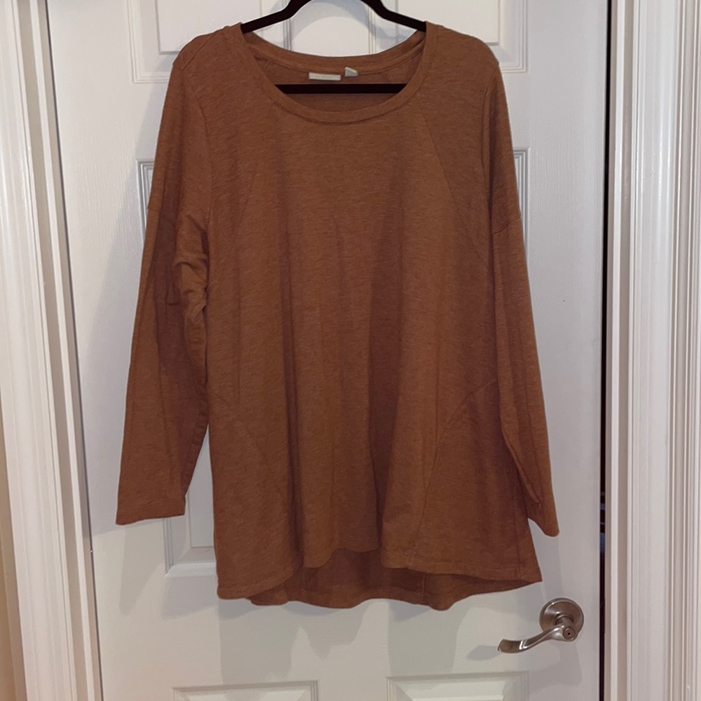 LOGO Lounge Textured French Terry Top With Pockets